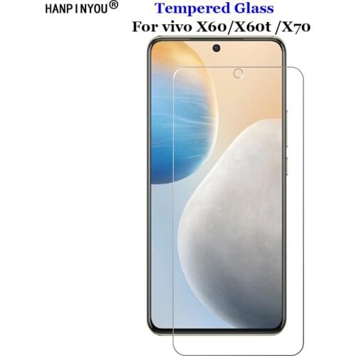 For vivo X60 6.56" Clear Tempered Glass 9H 2.5D Premium Screen Phone Protector Protection Film