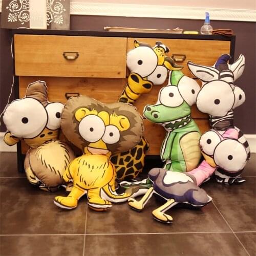 Popular Monkey Plush Dolls Toy Pillow Crocodile Stuffed Animal Toys Pillow Baby Room Decoration For Girls Boys Christams Gifts