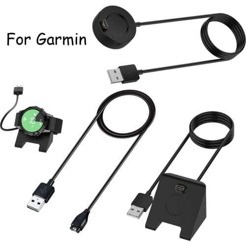 Portable Charging Pad Stand Cable for Garmin Fenix 6 6X 5 5S 5X Plus Vivoactive 3 4 Vivomove 3S Forerunner 945 935 Charger Cord