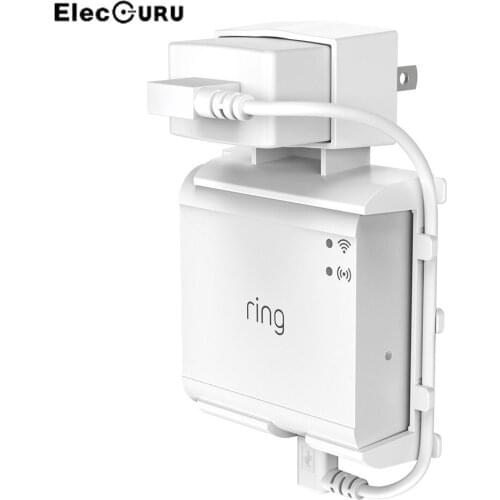 Sturdy Wall Mount Holder with A Short Cable for Ring Bridge,Stylish Cable Arrangement Bracket for Ring Smart Lighting Bridge