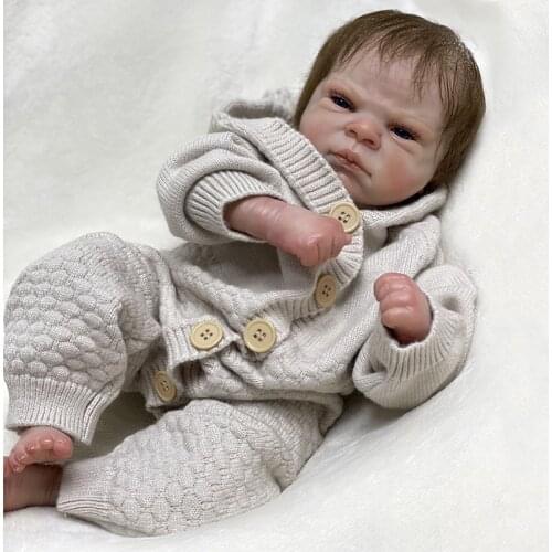 48cm Reborn Babies Newborn Baby Doll Kids Toys Birthday Gift Lifelike Dolls