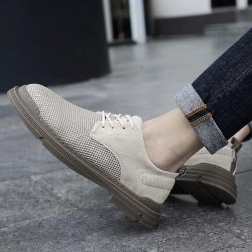 Summer hot mesh breathable sneakers flat running sneaker transpirables zapatos safety new casual shoes for black mens hombre