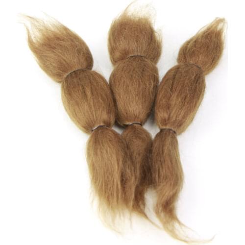 15g Mohair Hair Accessories for Reborn Baby High Quality Brown Shaggy Hair Girl Doll Accessories
