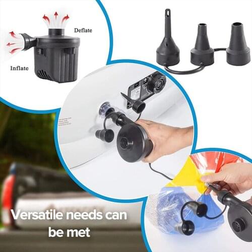 Powerful Inflator Electric Air Pump Portable Quick-fill Car Adapter Air Pump For Inflatable Pool Float Inflatable Cushions Tsl1
