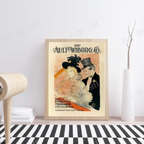Henri de Toulouse-Lautrec, At the Concert, 1896. Fine art poster prints, vintage illustration, retro wall decor, art print