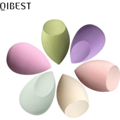 Professional Makeup For Women Foundation Tool QIBEST 3 Shape Makeup Sponge Puff Beauty Blender Cosmetic Puff Powder Sponge
