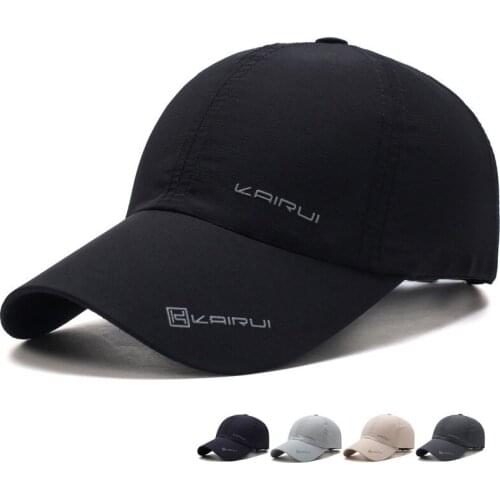 Adjustable Baseball Cap for Мan Woman Summer Quick Dry Breathable Sun Hat Golf Tennis Running Hiking Sportswear Sport Cap ML