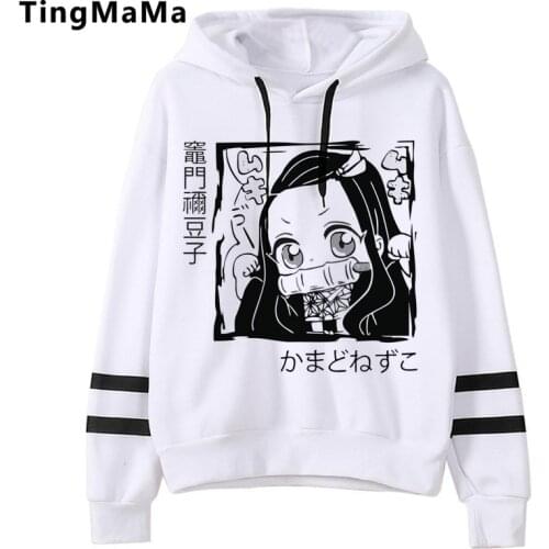 New Demon Slayer Anime Funny Cartoon Hoodies Men Oversized Kimetsu No Yaiba Sweatshirt Casual Tanjiro Kamado Graphic Hoody Male