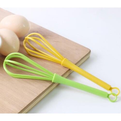 1pc Hand Whisk Mixer For Eggs Kitchen Accessories Egg Beater Plastic Cooking Tool Cream Baking Flour Stirrer Egg Tools Utensil