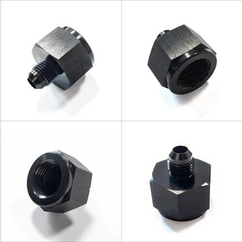 High Quality 10 AN Female To 6 AN Male AN Flare Fitting Reducer Adapter 10AN To 6AN Black Universal Car Accessories