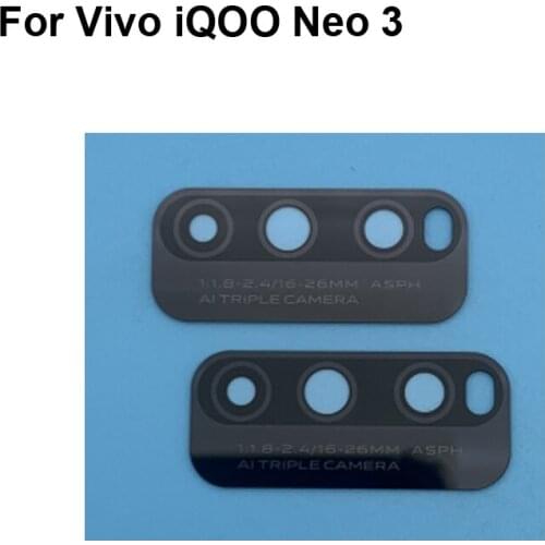 High quality For Vivo iQOO Neo 3 Back Rear Camera Glass Lens test good For Vivo iQOO Neo3 Replacement Parts IQ OO Neo3