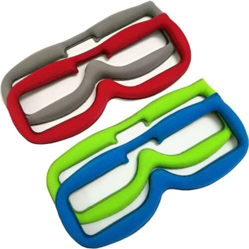 1pcs FPV Fatshark Goggles Panel Sponge Mat Faceplate Mask Pad with Magic Adhesive for HD2 HD3 HDO RC Drone Replacement