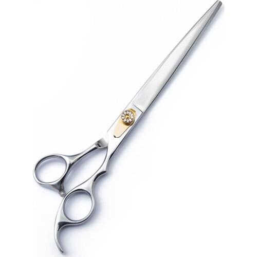8 inch sliver pet scissors dog cat grooming animals professional pet hair shears super sharp barber cutting tools kit