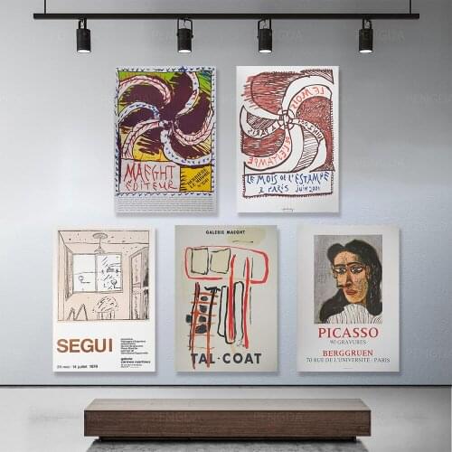 Abstract Home Decor Canvas Pictures Wall Art Paintings Picasso Portrait Prints Modern Modular Poster Living Room No Framework