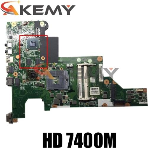 Akemy 646670-001 646672-001 For HP CQ43 431 631 Laptop Motherboard HM65 HD 7400 M Video Card Test Ok Fast Ship
