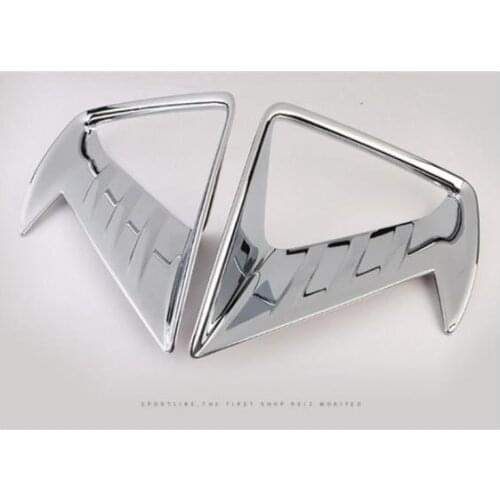 Free Shipping ABS chrome rear and front fog lamp cover Trim for TOYOTA RAV4 2016 2017 style car
