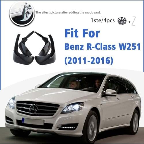 Mudguard For Benz R Class R-Class W251 2011-2016 Front Rear Mudflaps Mudguards Car Accessories Auto Styline Splash Guard Fender