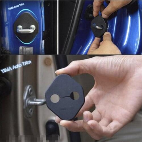 Lapetus Car Styling Inner Door Lock Protector Buckle Cover Kit Fit For Honda Accord 2008 - 2016 / CITY Grace 2013 - 2018 Plastic