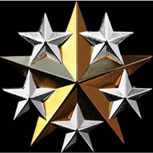 US United States Army Six Star General Rank Metal Hat PIN Brooch