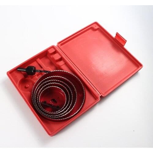 19mm ~ 127mm Carbide Drill Bit Hole Saw Core Cutter Set Cutting Kit Drilling Bits Tool Wood Woodworking Plastic Gypsum PVC Board