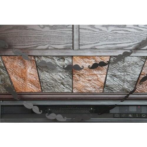 SAMPLE SALE -Mustache Garland- Mustache Paper garland,black mustaches, paper garland lil man, garland, mustache paper banner