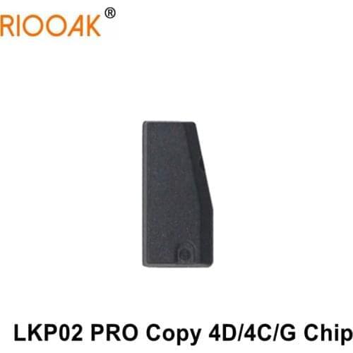 Original LKP02 LKP-02 PRO Clone 4C 4D G Carbon Transponder Car Key Chip For Ford Toyota Chrysler Via Tango Keyline 884 Machine