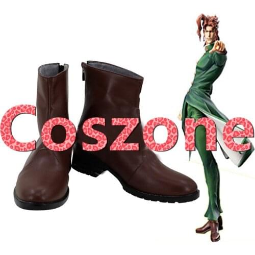 JoJos Bizarre Adventure Kakyoin Noriaki Cosplay Shoes Boots Halloween Carnival Cosplay Costume Accessories