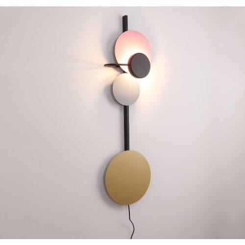 Modern metal tube pipe up down LED wall lamp light sconce Bedroom foyer washroom living room toilet bathroom wall light lamp LED