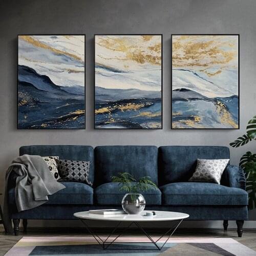 Modern Style Beautiful Scenery Canvas Painting Wall Art Nordic Posters and Prints Wall Pictures for Living Bedroom Decoration