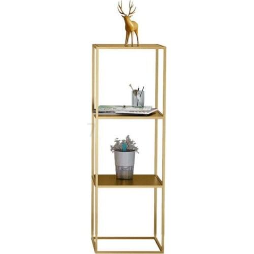 Tieyi shelf multilayer partition shelf corner frame bedside frame Tieyi flower rack Nordic floor grid rack