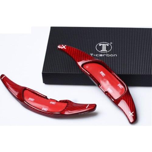 Lengthen Style Red Glass fiber Steering wheel paddle shift Fit For BENZ A45 CLA45 C63 CLS63 S63 GLA45 GLE63 GLS63
