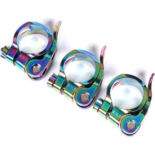 Bicycle Quick Release Seat Post Clamp Aluminum Alloy Ultra Light Road Bike Seatpost Clamp 31.8mm /34.9mm Bike Accessories