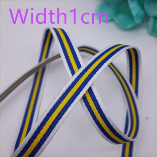 High quality 1cm width Multicolor polyester Printed Ribbon Handmade Sewing Supplies Gift Packing DIY Garment Accessories 1meter