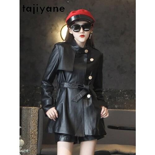 Tajiyane Genuine Leather Jacket Women Spring Real Sheepskin Coat Female Korean Fashion Jackets 2021 Veste Femme Pph4582