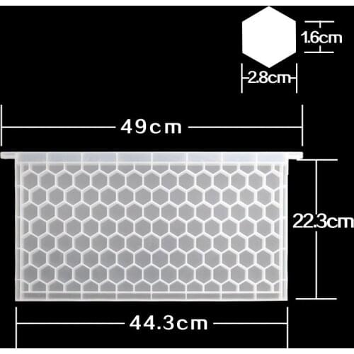 1pcs Bee pollen feeder Bee pollen box Porous pollen feeder Porous plastic pollen feeder Beekeeping tools Beehive tools