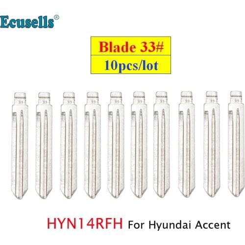 10pcs/lot KEYDIY Remotes Flip Blade 33# for KD Remote HYN14RFH NO.33 Key Blade For Hyundai Accent