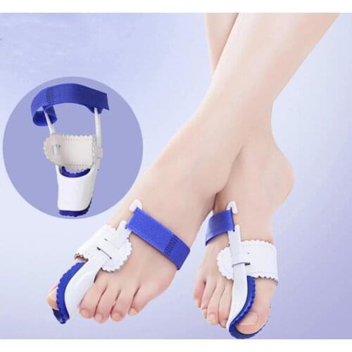 2pcs Big Toe Straightener Separator Bunion Splint Foot Hallux Valgus Corrector Night Splint Foot Pain Relief Foot Care Tool