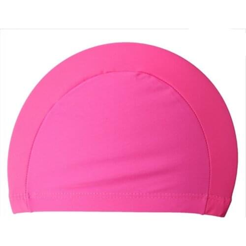2020 Elastic Waterproof Fabric Protect Ears Long Hair Sports Swim Pool Hat Swimming Cap Free size for Men & Women Adults Hot