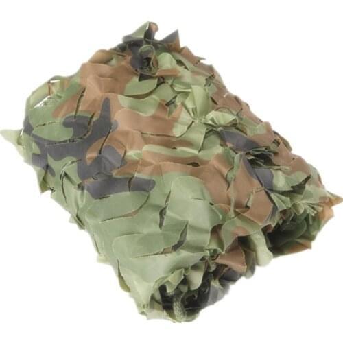 3* 10m Military woodland Camouflage Net jungle Leaves Hide army Camouflage Net outdoor hunting camping shade car covers tent