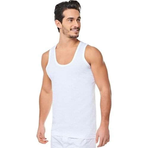 3pcs/lot Cotton Mens Underwear Sleeveless Tank Top Solid Muscle Vest Undershirts O-neck Classic Singlet T-shirt mens Quality