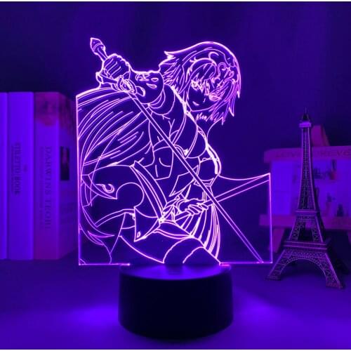 Anime 3d Light Fate Grand Order Jeanne Alter for Bedroom Decor Birthday Gift Manga Fate Grand Order Jeanne Alter Led Night Lamp