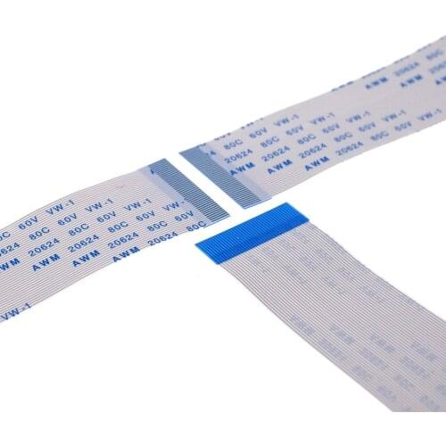 5pcs Flexible Flat Cable FFC FPC 40 Pin 0.5 mm Pitch Length 1000 mm 1500 mm 1524 mm Froward Type A Same Contact