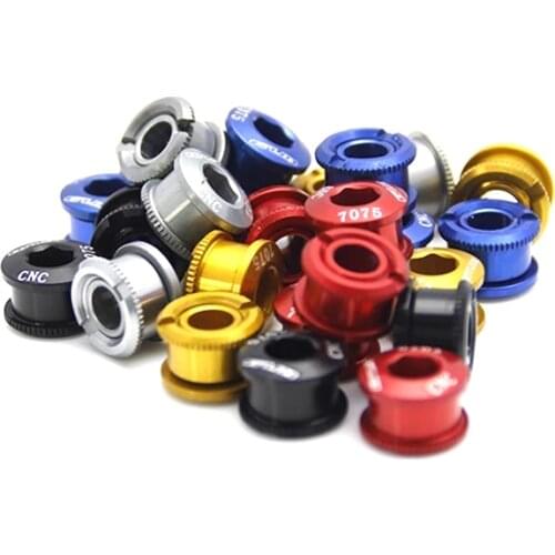 5pc hotsale bicycle chain ring screws double plate screw bolts for MTB bike road Bicycle Parts Crankset Chain-rings Bolts Screw
