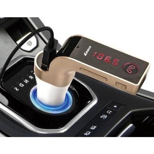 G7 Car Wireless Bluetooth MP3 FM Transmitter Modulator 2.1A Car Charger Wireless Kit Support Hands-free With USB Car Charger Wit