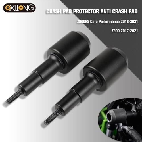 FOR Kawasaki Z900 2017 2018 2019 2020 2021 Z900RS Cafe Performance Frame Slider Crash Pad Engine Stator Case Saver Protector