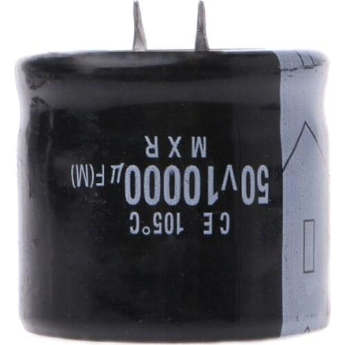 10000uF 50V 105°C Power Electrolytic Capacitor Snap Fit Snap In Dropship