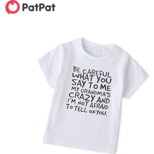 PatPat Baby / Toddler Letter Print Tee