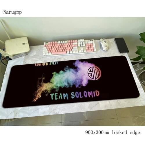 Team Solo Mid mousepad gamer Colourful 800x300x4mm gaming mouse pad Gorgeous notebook accessories laptop padmouse ergonomic mat