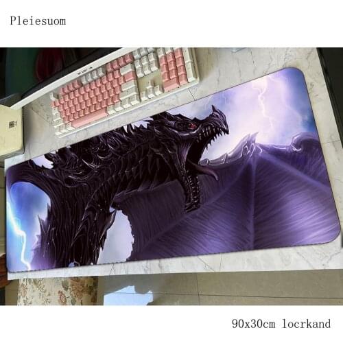 Skyrim mousepad 900x300x4mm HD print Computer mouse mat gamer gamepad pc cheapest gaming mousemat desk pad office padmouse