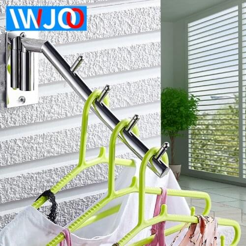 Bathroom Hook Towels Stainless Steel Robe Hook Wall Mounted Decorate Clothes Hook Hangers Indoor Outdoor Rotating Coat Hook Rack